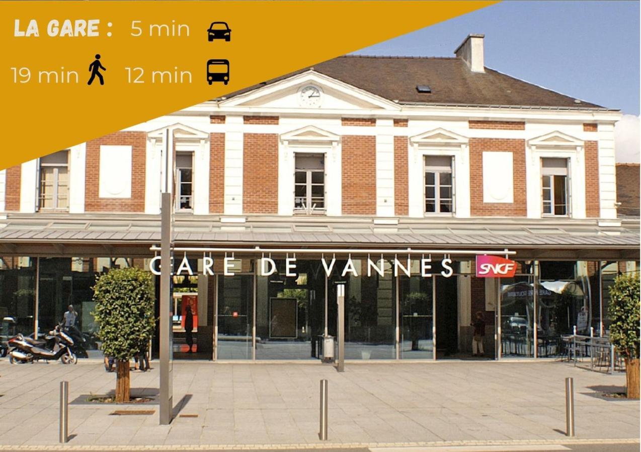 La Pause De Merimee - Jardin - Parking Vannes Exterior foto